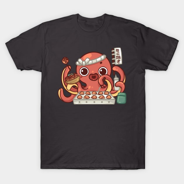 Takoyaki Tako the Octopus T-Shirt by Hospitality Merch